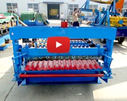  corrugated round wave roof tile wall panel roll forming machine