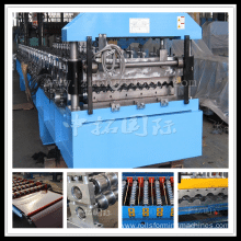corrugated color coated metal roof panel making machine