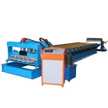 Colored Steel Galvanized Trapezoidal Roof Tile Roll Forming Machine